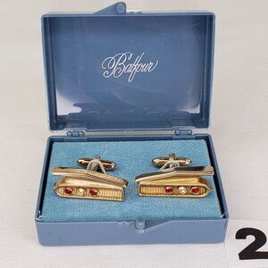 NOS NEW Vintage 1960 Chevy Impala Taillight  CuffLinks, Classic, MCM Promo Gift